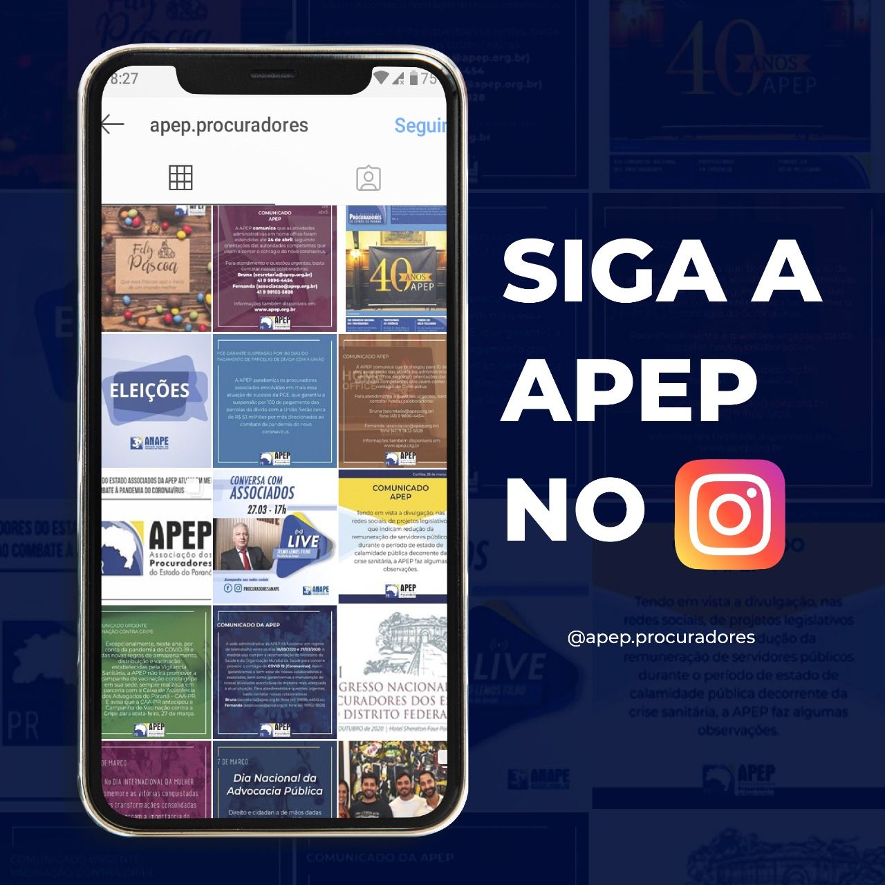 Leia mais sobre o artigo APEP está com perfil no Instagram