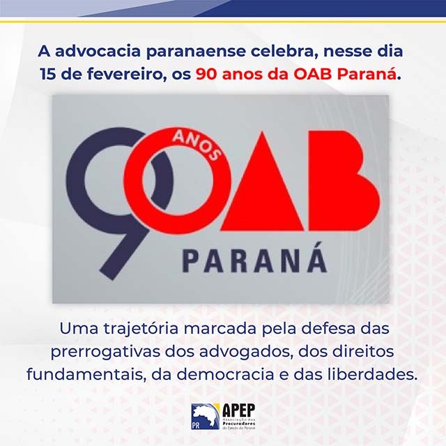 Leia mais sobre o artigo OAB Paraná completa 90 anos de atividades