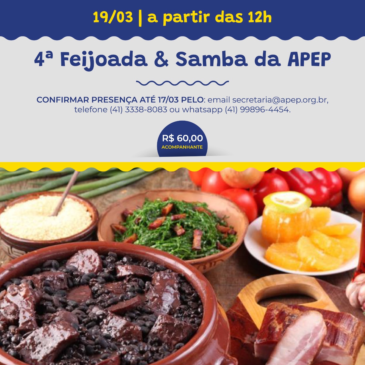 Leia mais sobre o artigo 4ª Feijoada & Samba da APEP