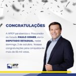 APEP parabeniza Procurador do Estado Paulo Gomes