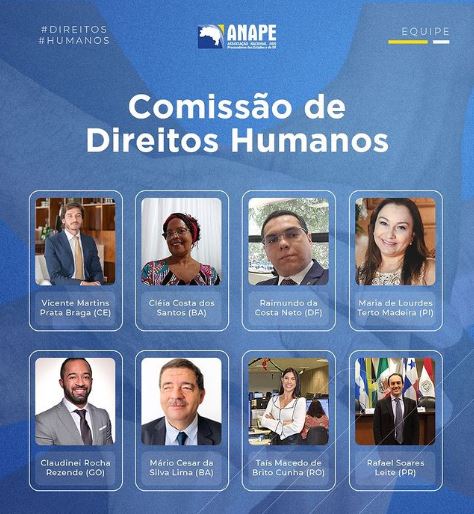 Leia mais sobre o artigo Procurador do Estado Rafael Soares Leite integra Comissão de Direitos Humanos da ANAPE
