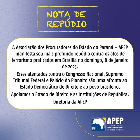 Read more about the article NOTA DE REPÚDIO