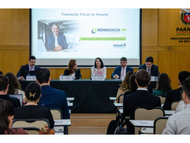 Leia mais sobre o artigo PROCURADORES PARTICIPAM DE EVENTO DE TRANSAÇÃO TRIBUTÁRIA